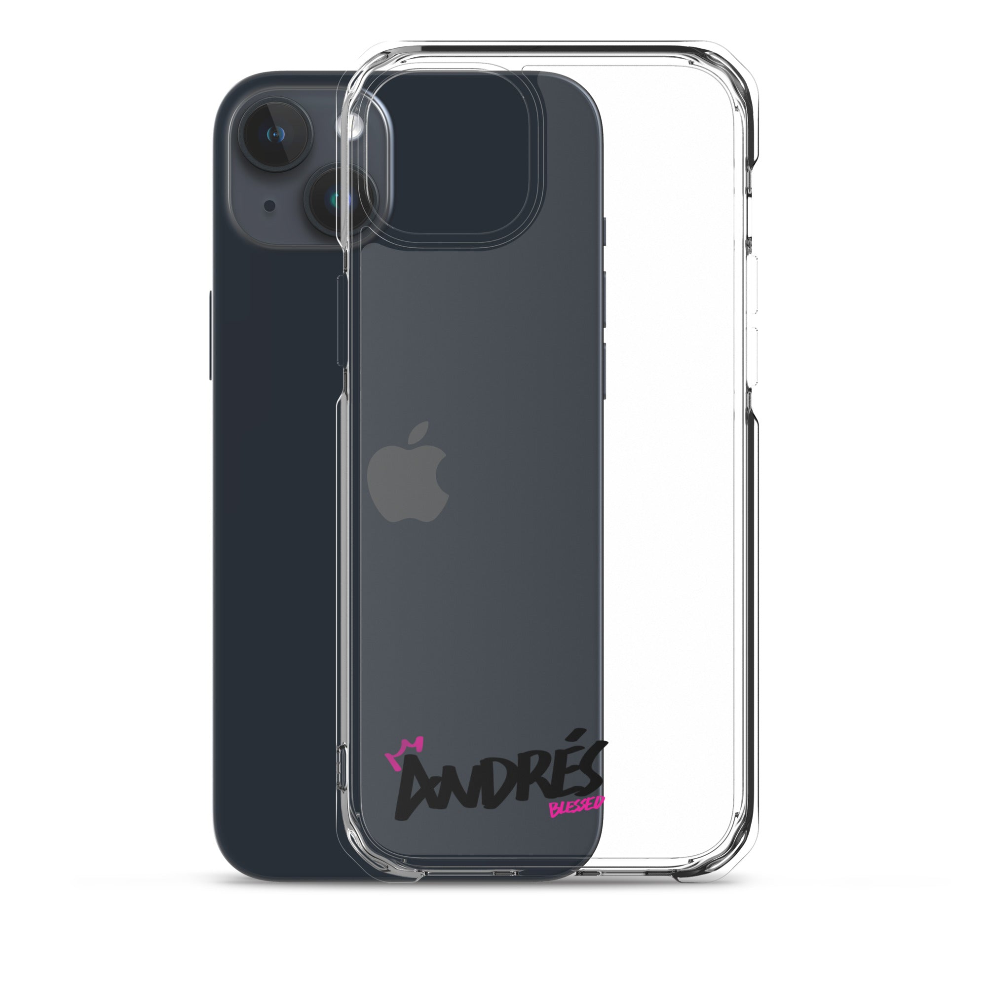 Clear iPhone Case - Andres Blessed