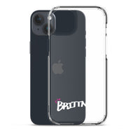 Clear iPhone Case - Brittney