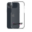 Clear iPhone Case - Brittney Blessed