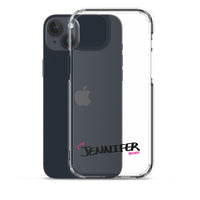 Clear iPhone Case - Jennifer Blessed