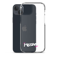 Clear iPhone Case - Megan Blessed