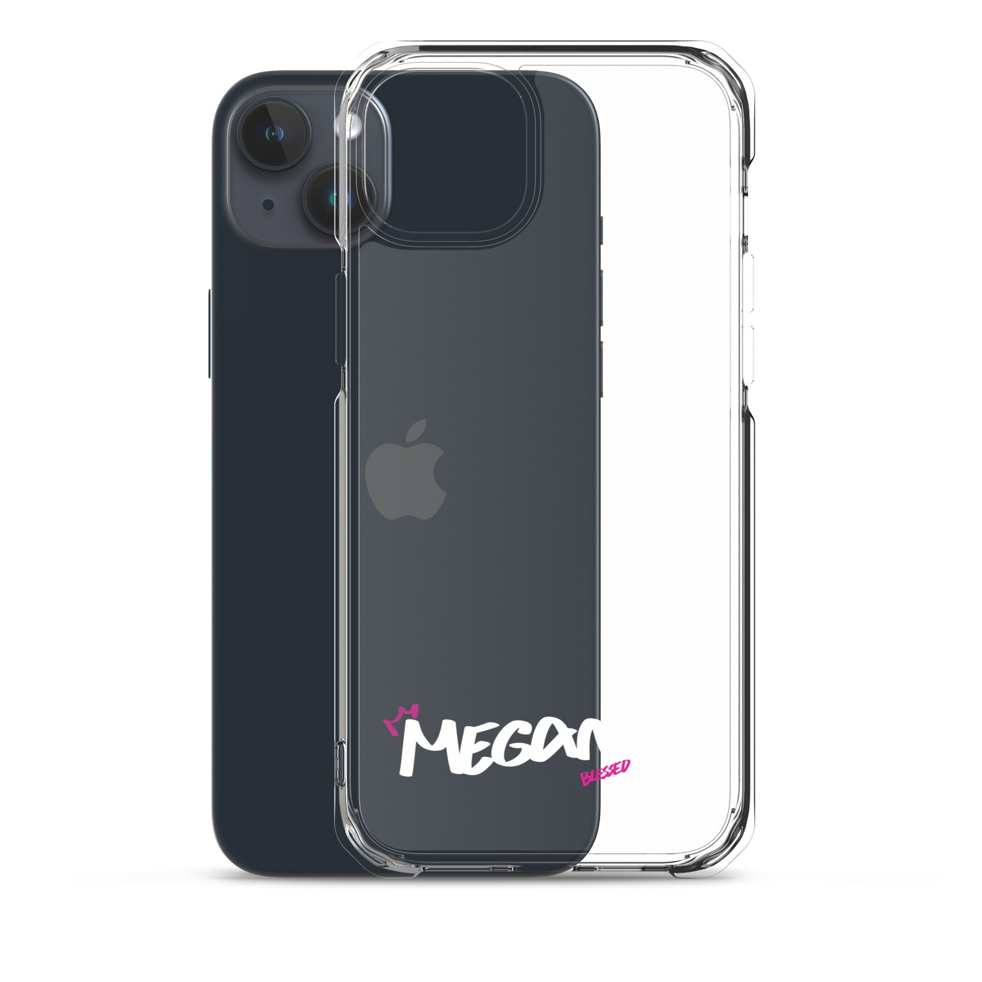 Clear iPhone Case - Megan Blessed