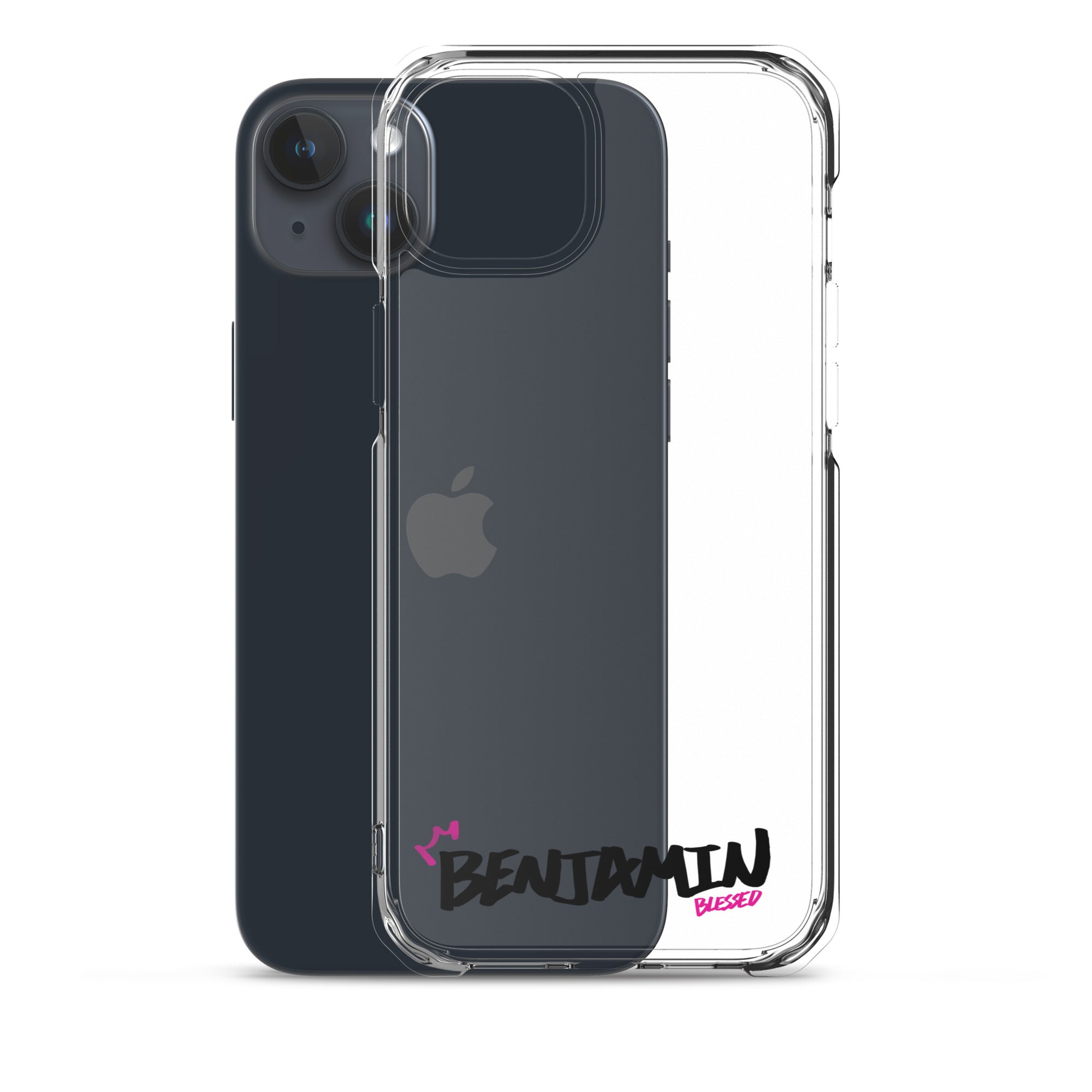 Clear iPhone Case - Benjamin Blessed