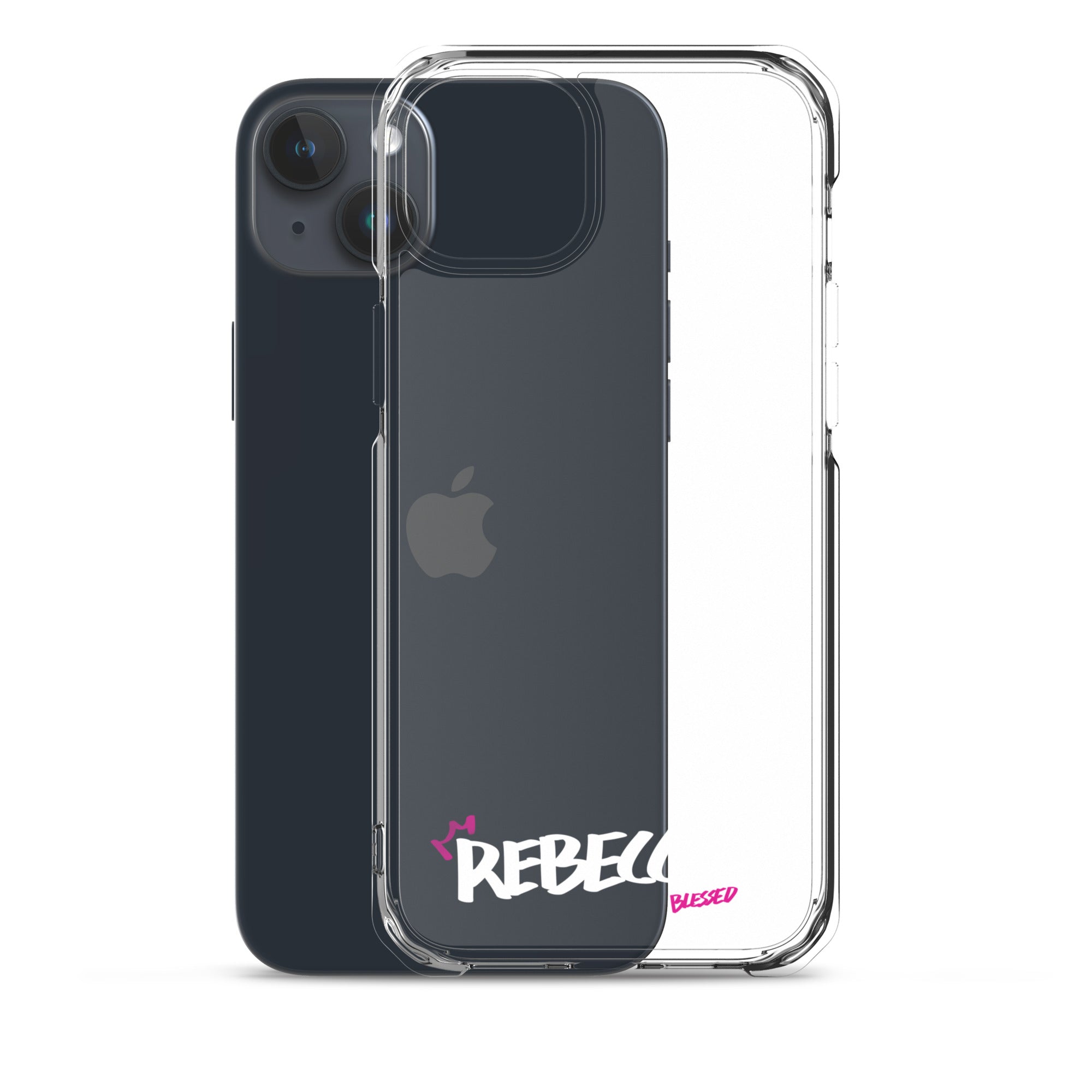 Clear iPhone Case - Rebecca Blessed