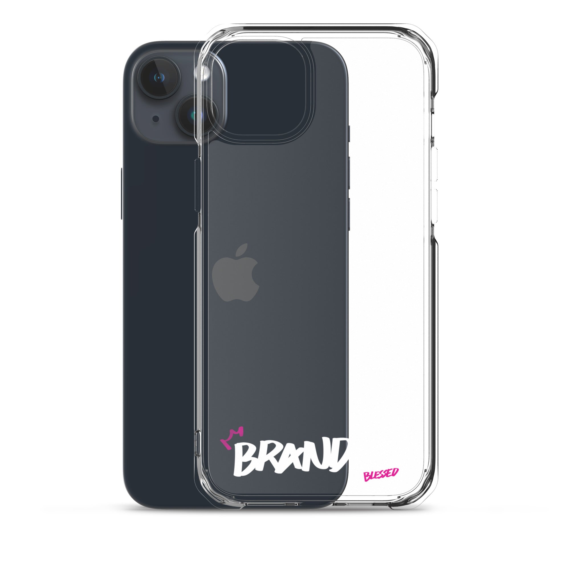 Clear iPhone Case - Brandon Blessed