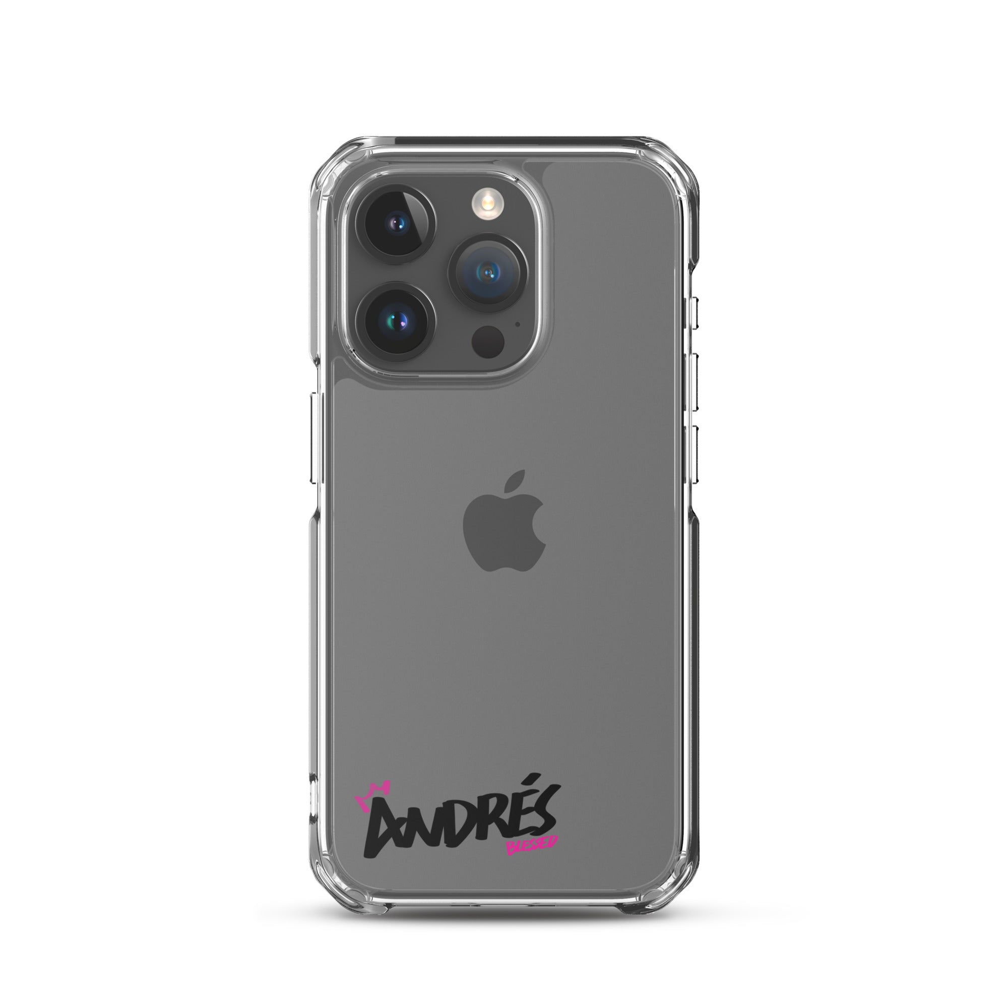 Clear iPhone Case - Andres Blessed