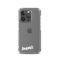 Clear iPhone Case - Andres Blessed