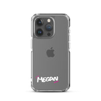 Clear iPhone Case - Megan Blessed