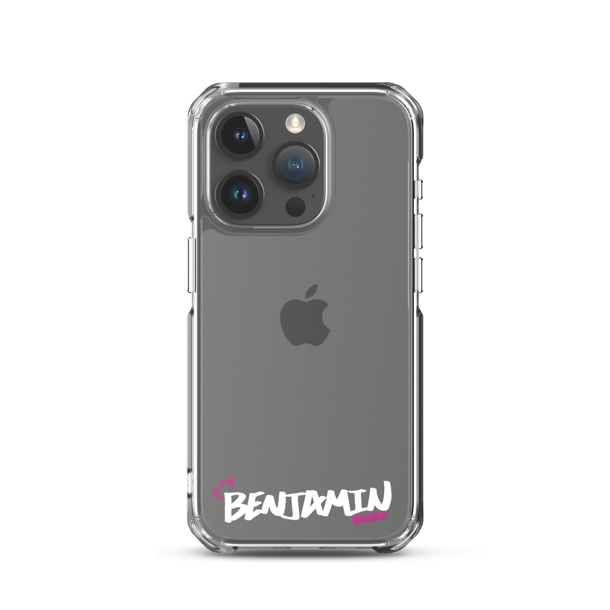 Clear iPhone Case - Benjamin Blessed