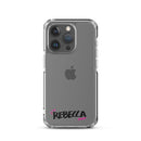 Clear iPhone Case - Rebecca Blessed