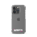 Clear iPhone Case - Rebecca Blessed