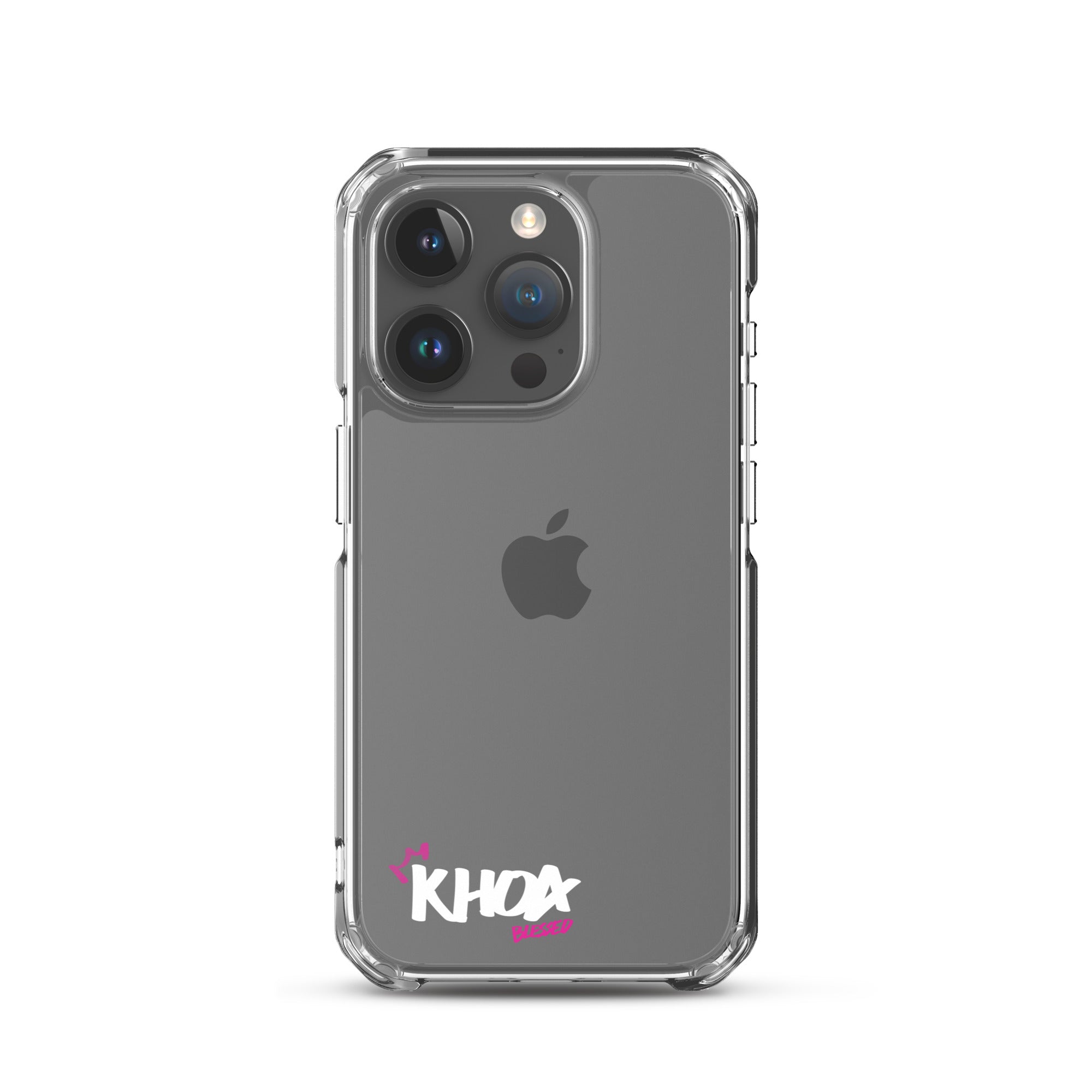 Clear iPhone Case - Khoa Blessed