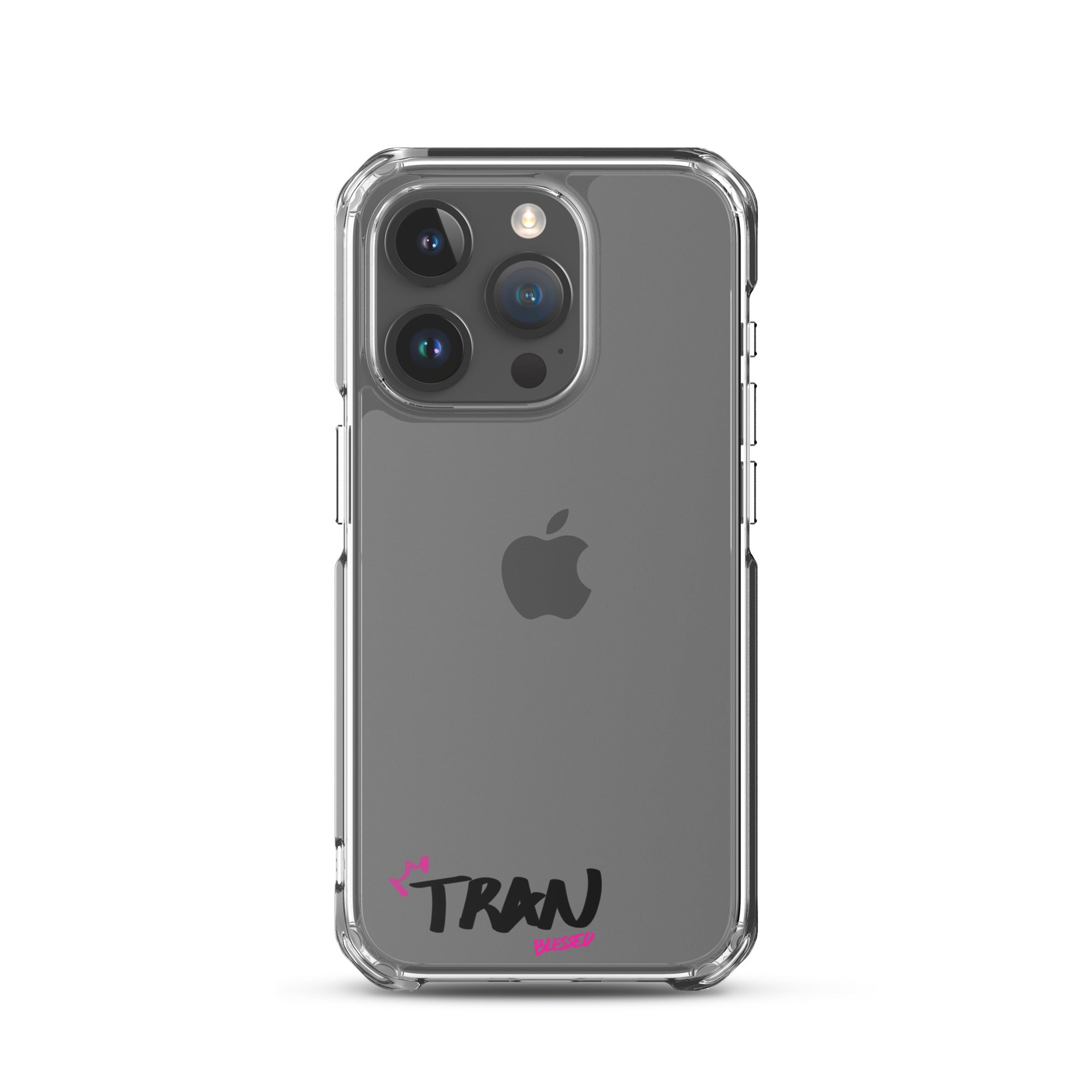 Clear iPhone Case - Tran Blessed