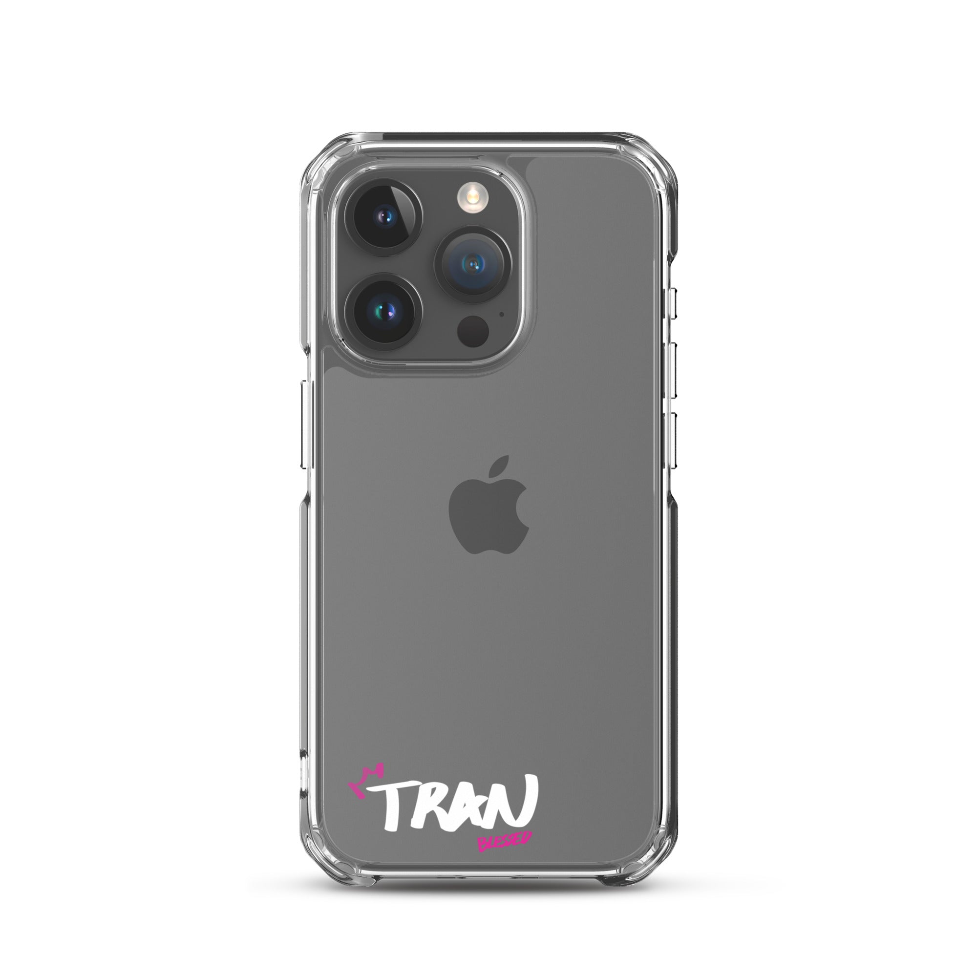 Clear iPhone Case - Tran Blessed