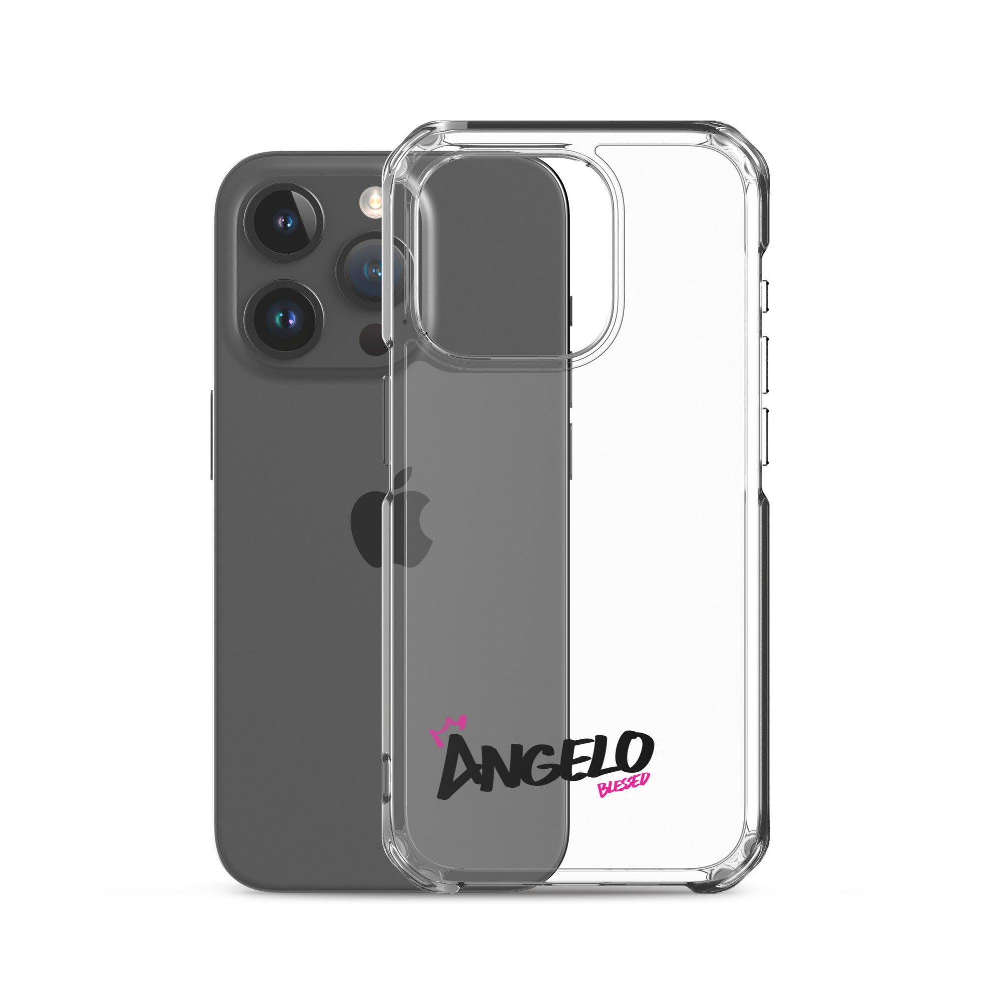 Clear iPhone Case - Angelo Blessed