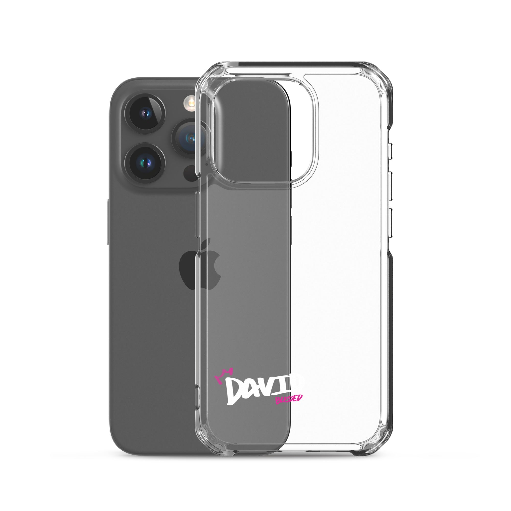 Clear iPhone Case - David Blessed