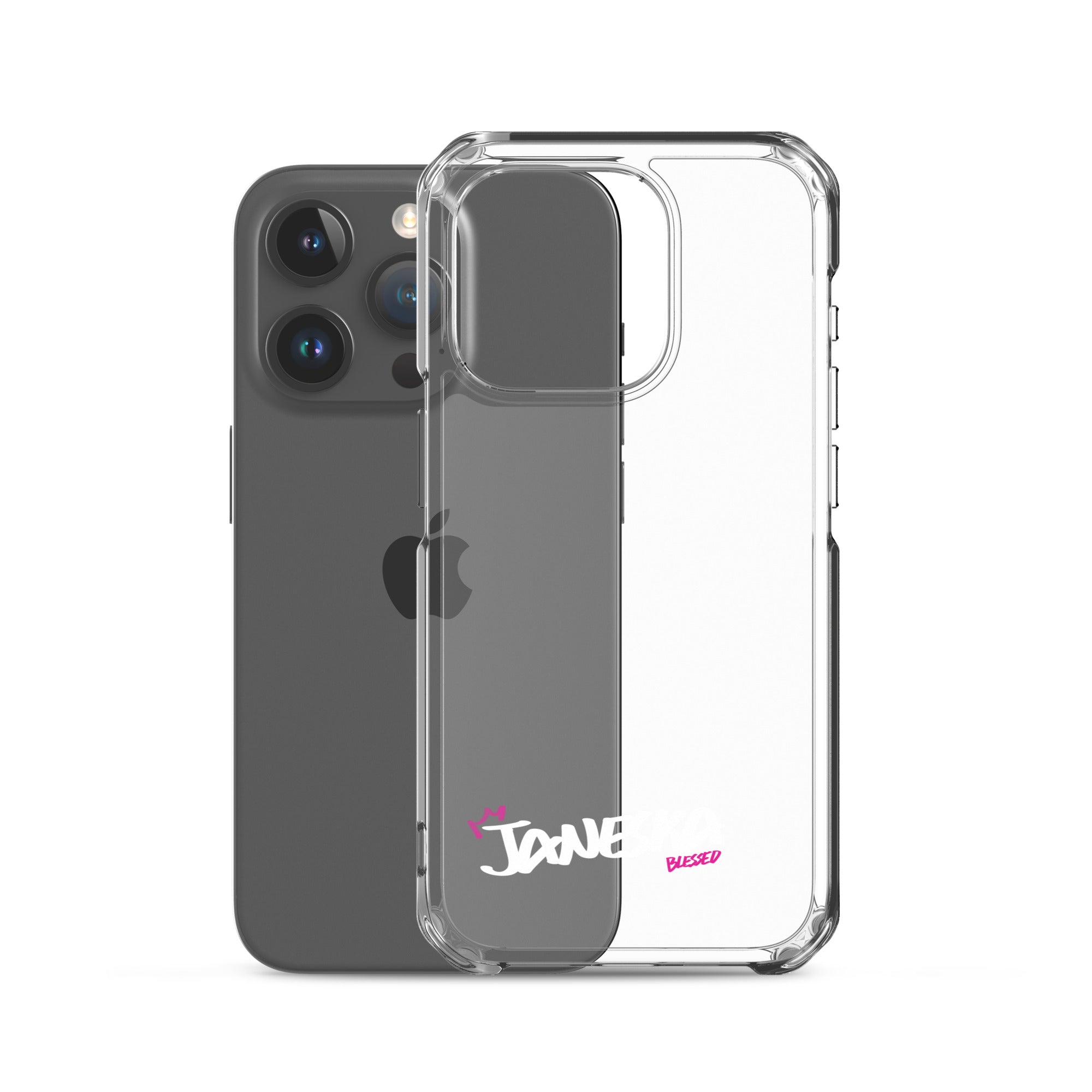 Clear iPhone Case - Janeska Blessed