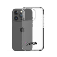 Clear iPhone Case - Jeffrey