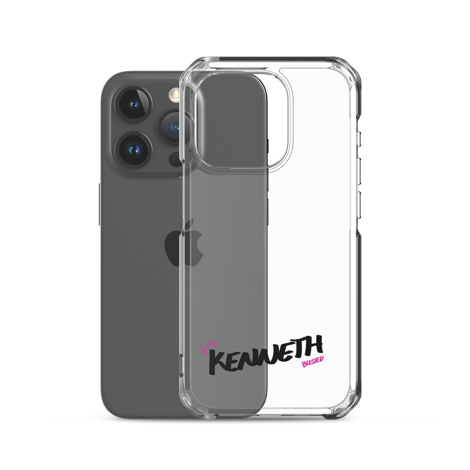 Clear iPhone Case - Kenneth Blessed