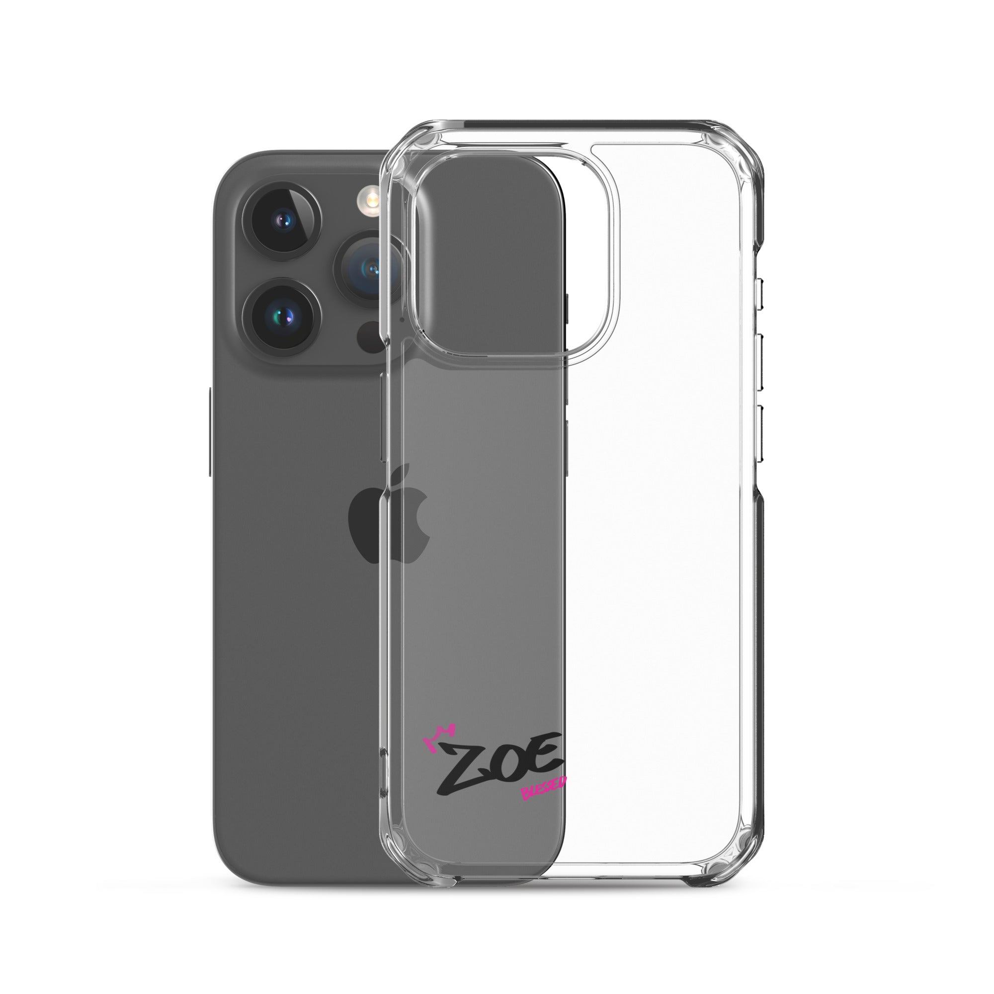 Clear iPhone Case - Zoe Blessed