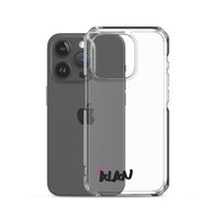 Clear iPhone Case Black Text - Alan