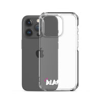 Clear iPhone Case White Text - Alan