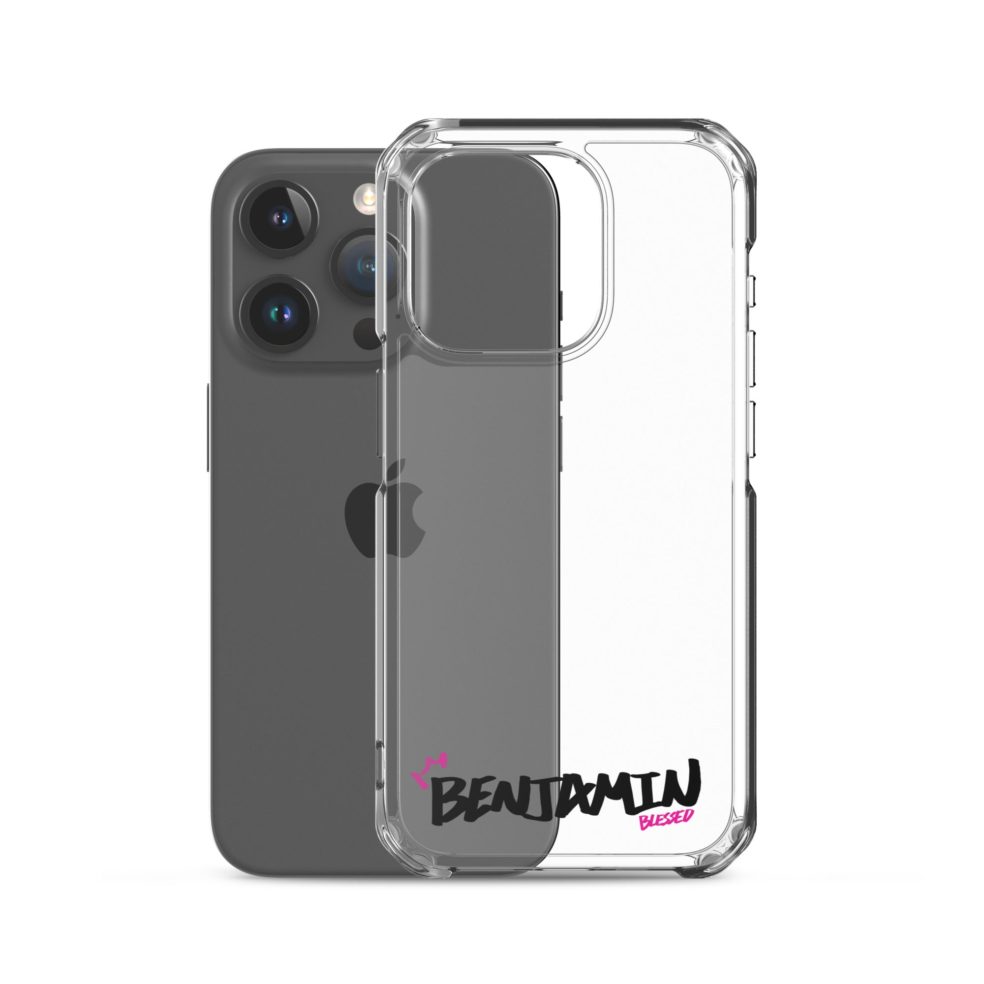 Clear iPhone Case - Benjamin Blessed