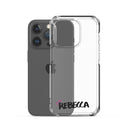 Clear iPhone Case - Rebecca