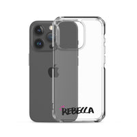 Clear iPhone Case - Rebecca