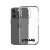 Clear iPhone Case - Brandon Blessed