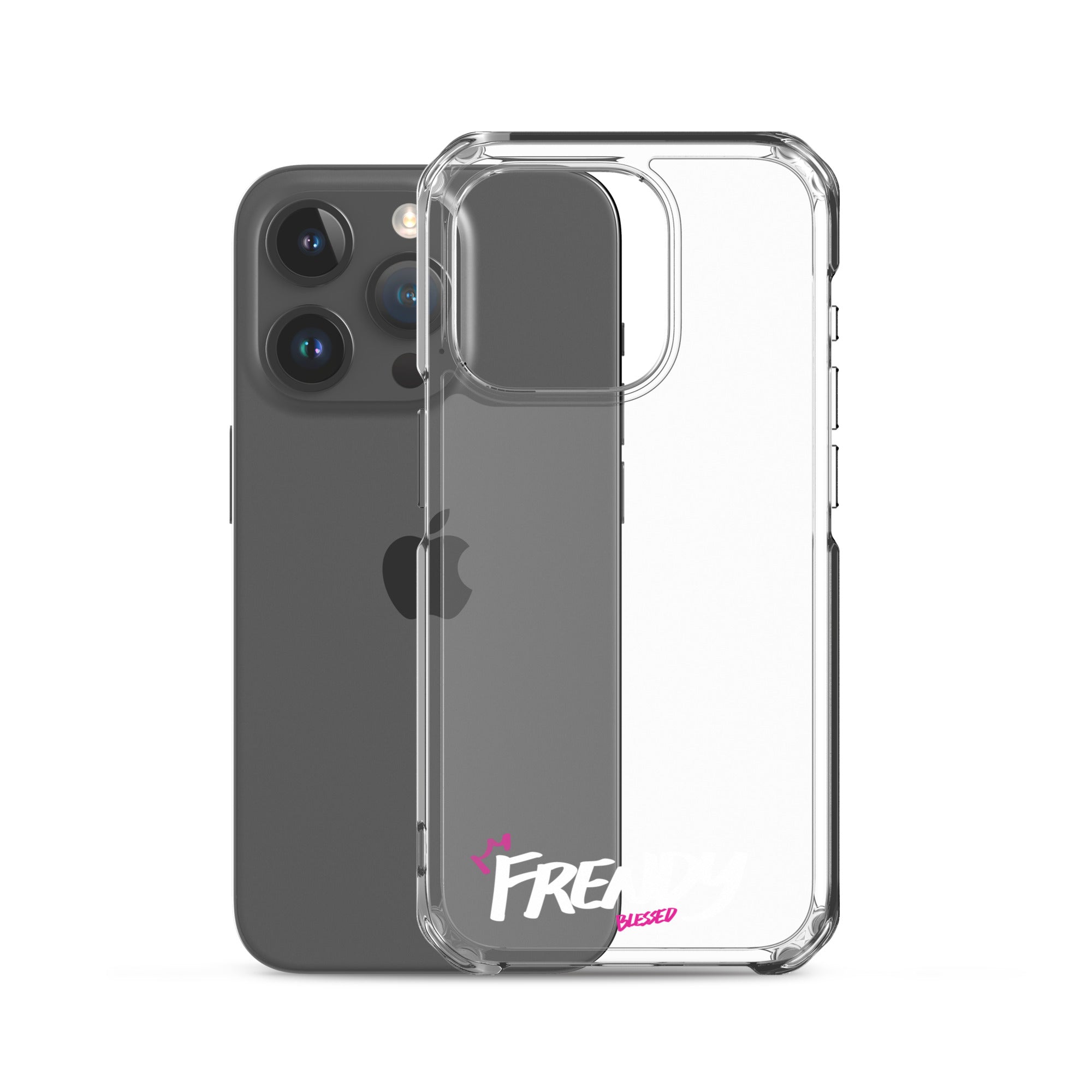 Clear iPhone Case - Frendy Blessed