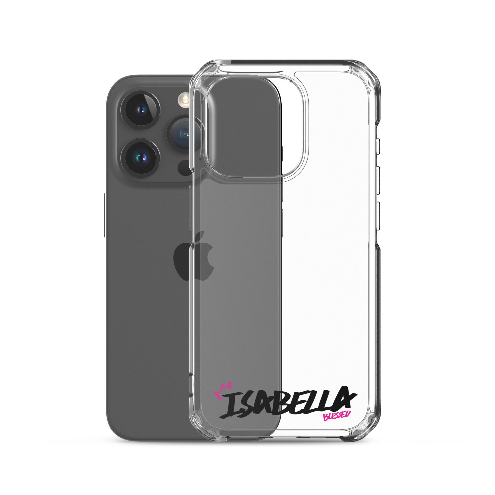 Clear iPhone Case - Isabella Blessed