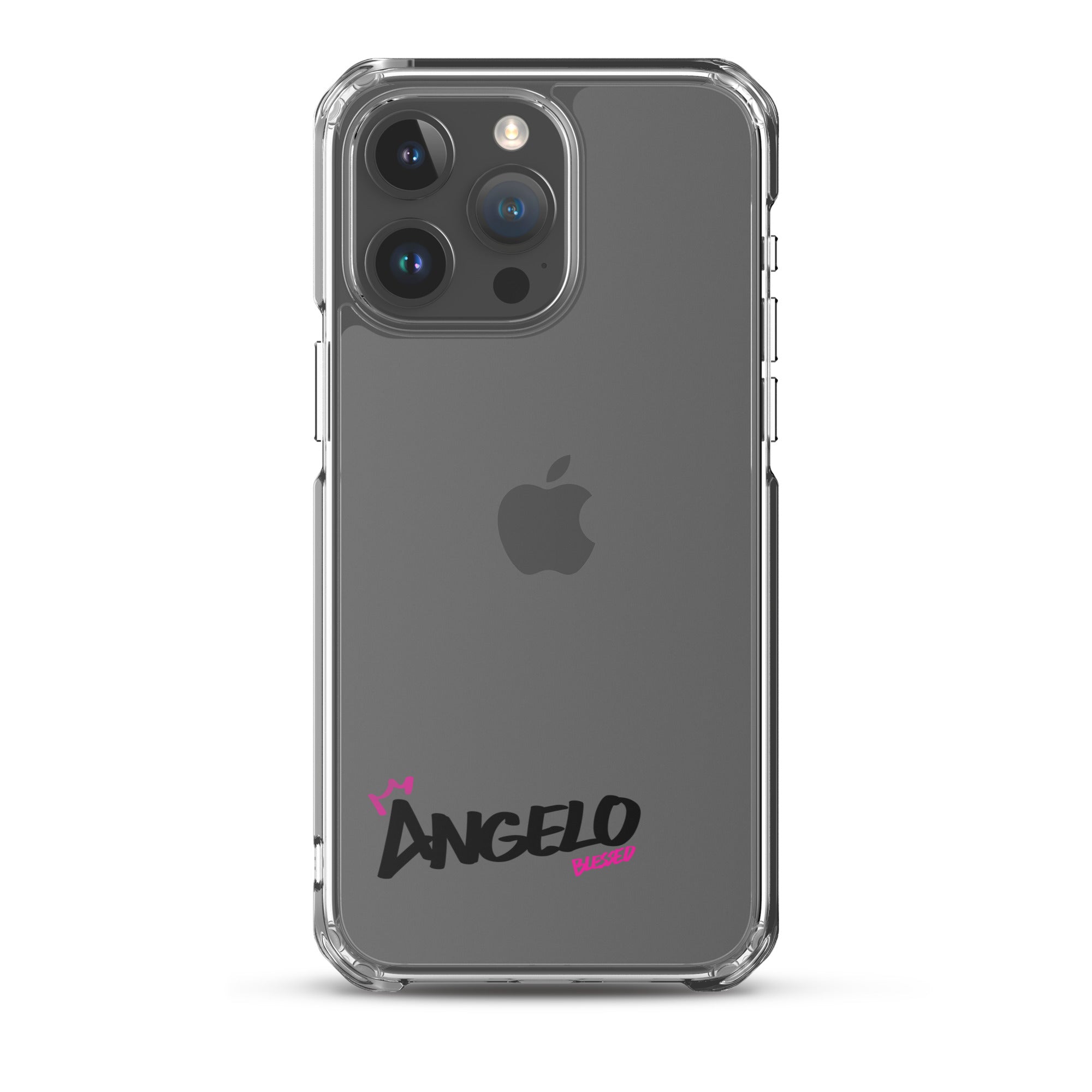 Clear iPhone Case - Angelo Blessed