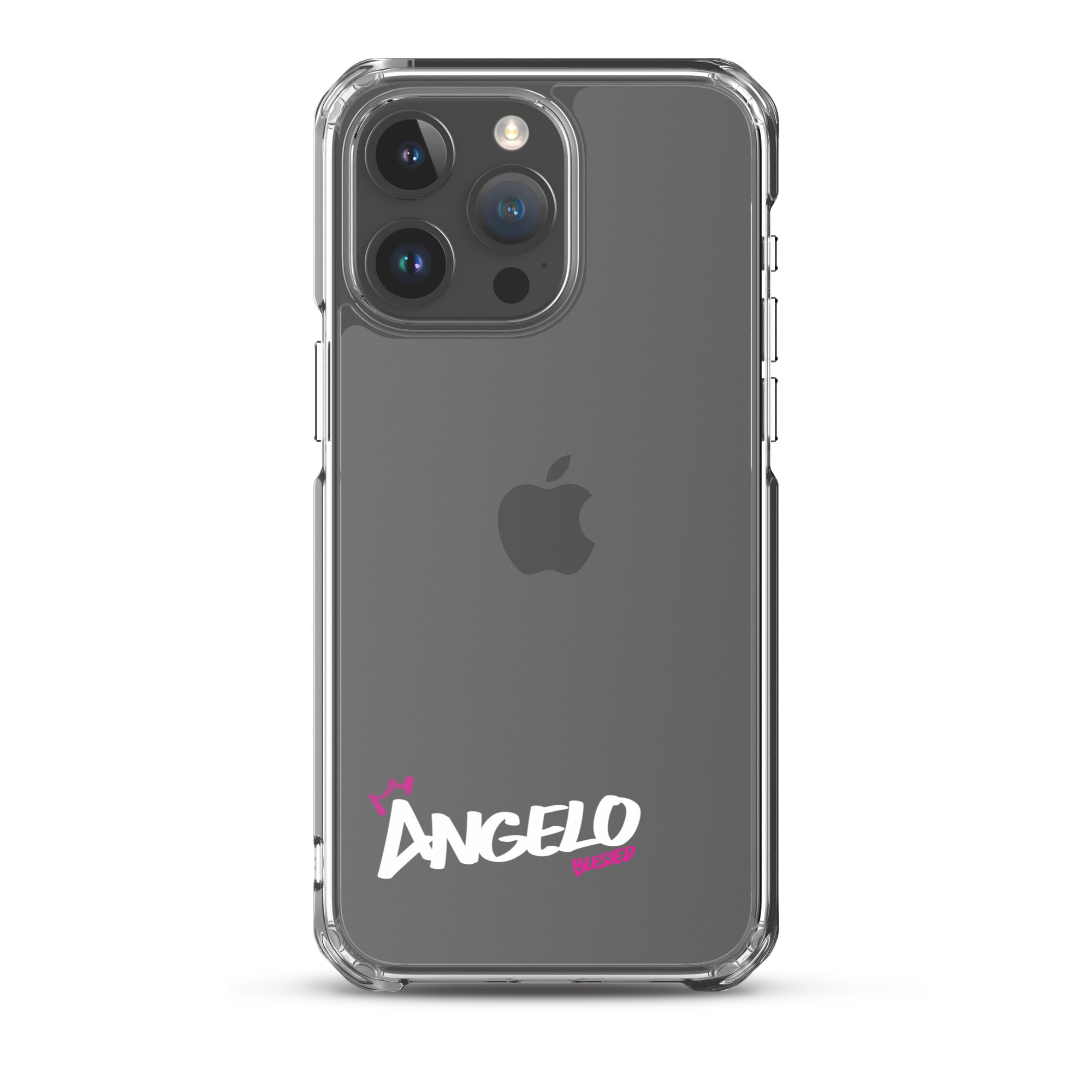 Clear iPhone Case - Angelo Blessed