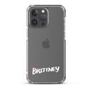 Clear iPhone Case - Brittney