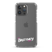 Clear iPhone Case - Brittney Blessed