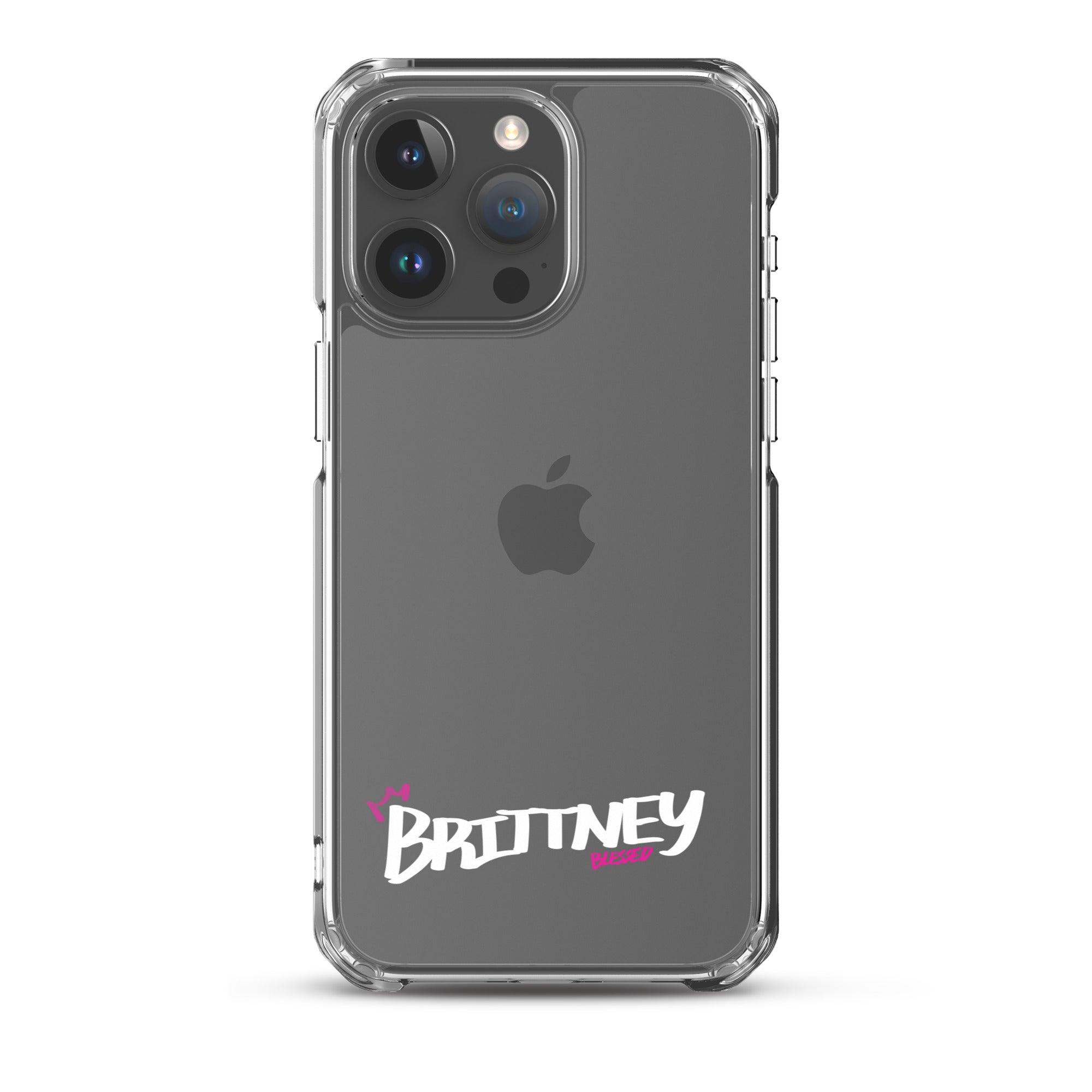 Clear iPhone Case - Brittney Blessed