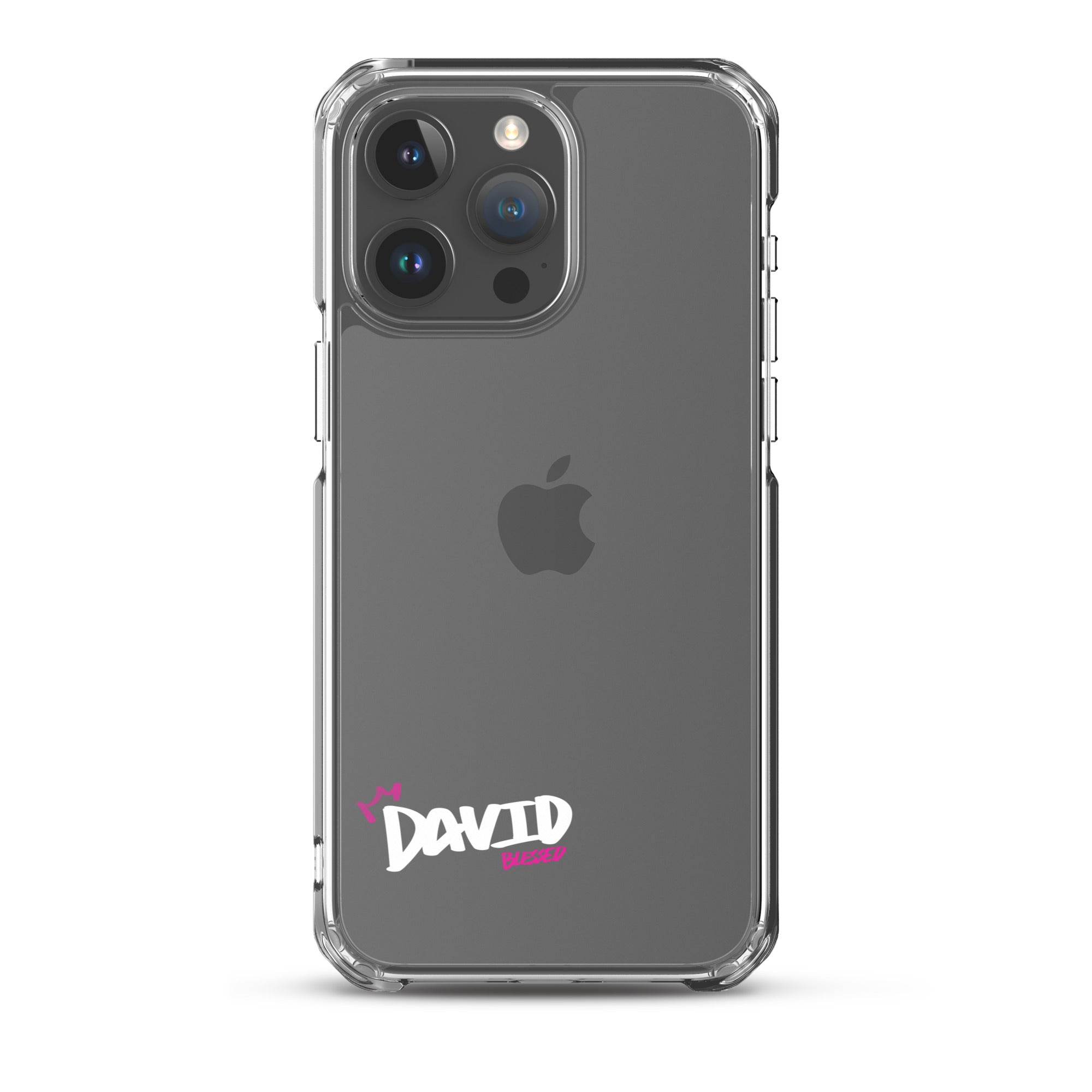 Clear iPhone Case - David Blessed