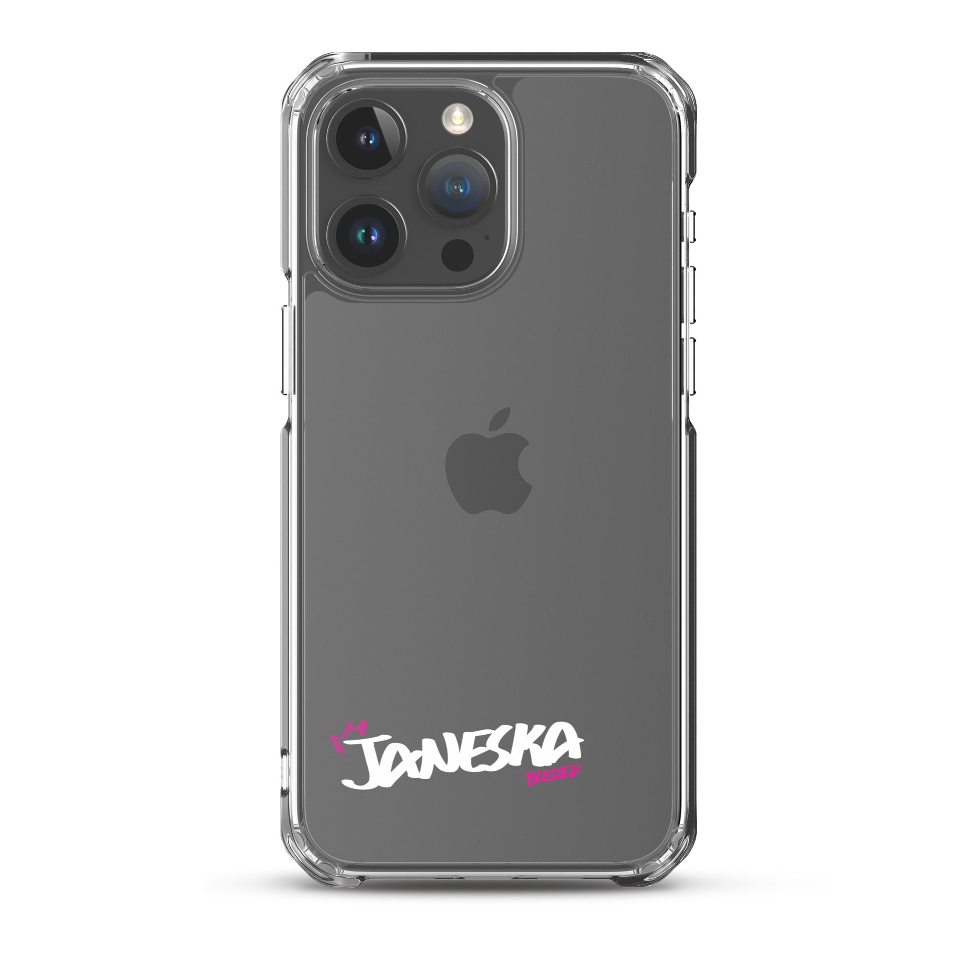 Clear iPhone Case - Janeska Blessed