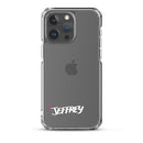 Clear iPhone Case - Jeffrey