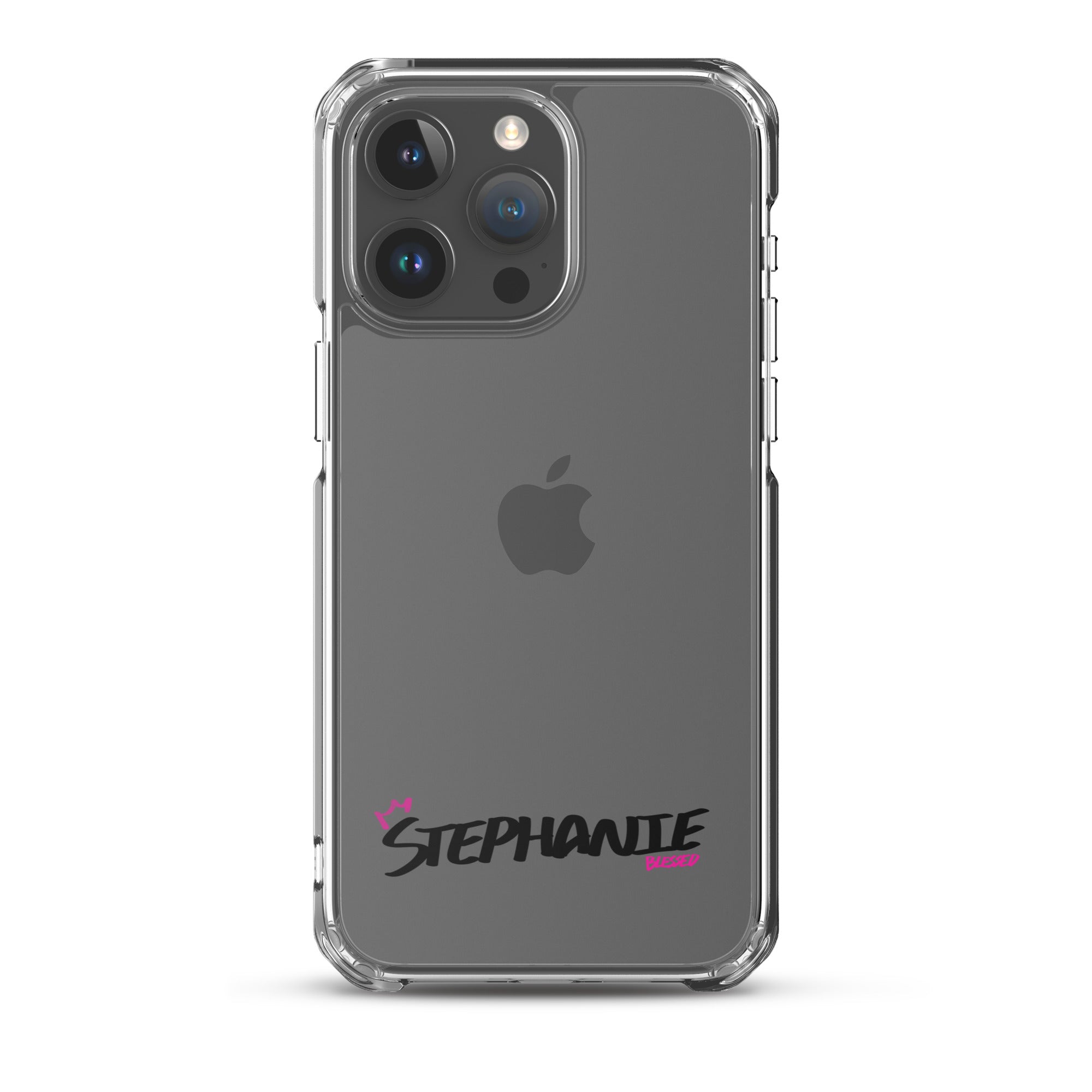 Clear iPhone Case - Stephanie Blessed