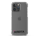 Clear iPhone Case - Rebecca