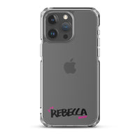 Clear iPhone Case - Rebecca Blessed