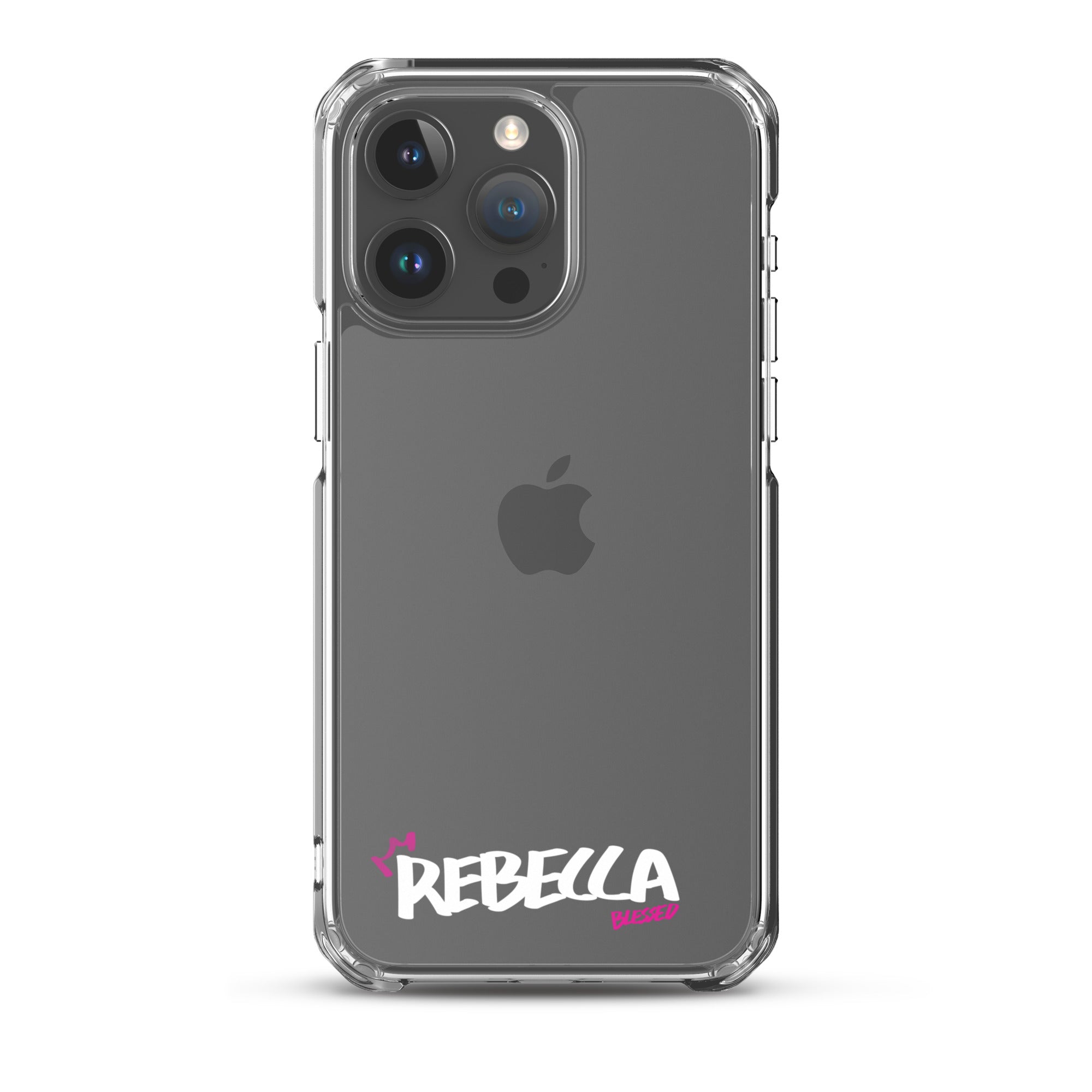 Clear iPhone Case - Rebecca Blessed