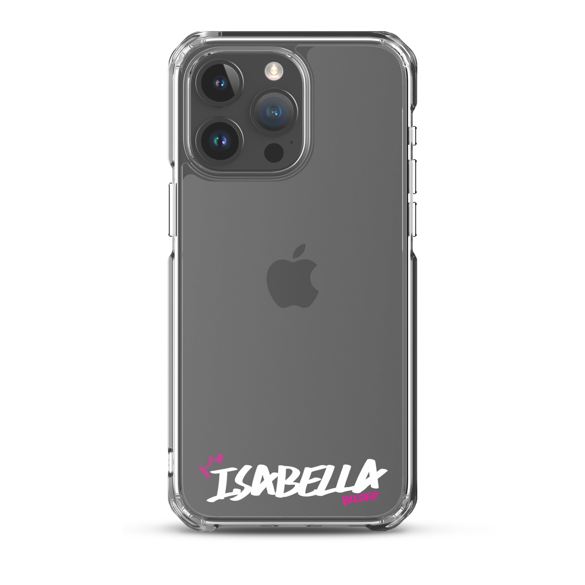 Clear iPhone Case - Isabella Blessed