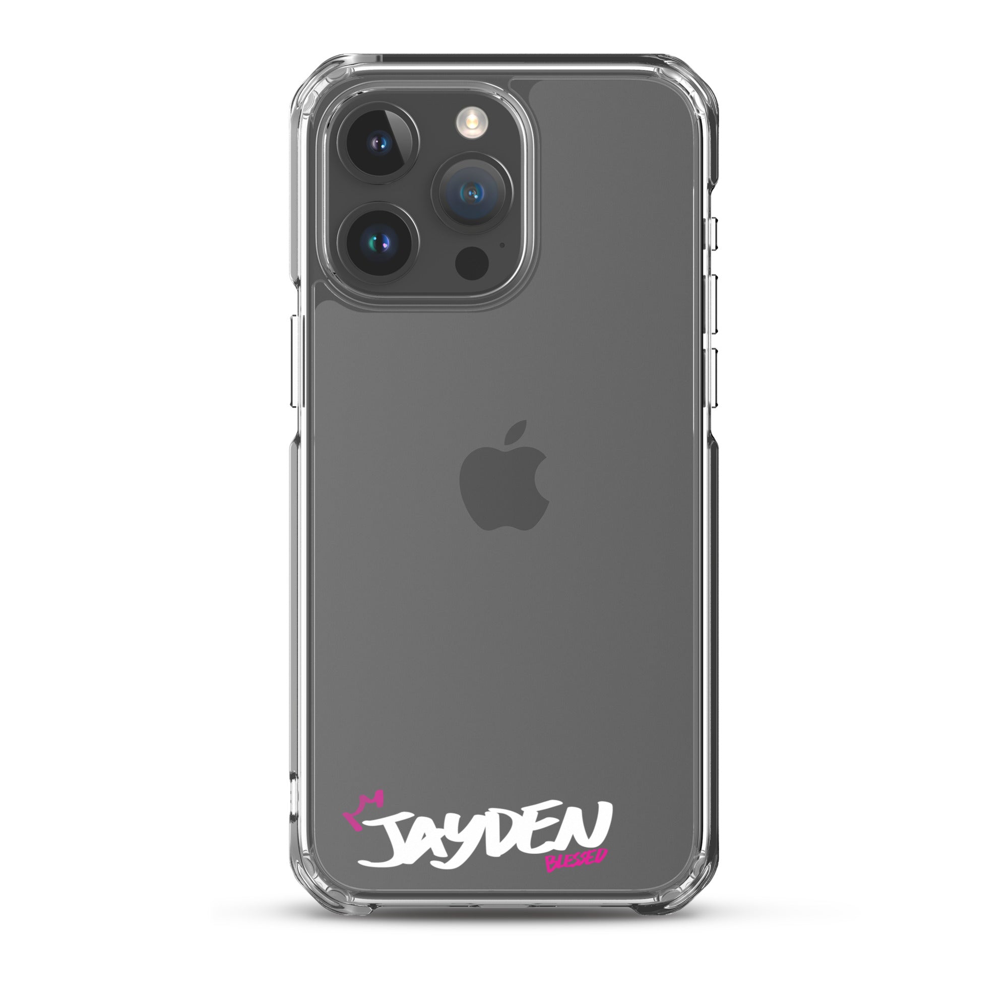 Clear iPhone Case - Jayden Blessed