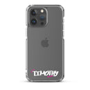 Clear iPhone Case - Timothy Blessed