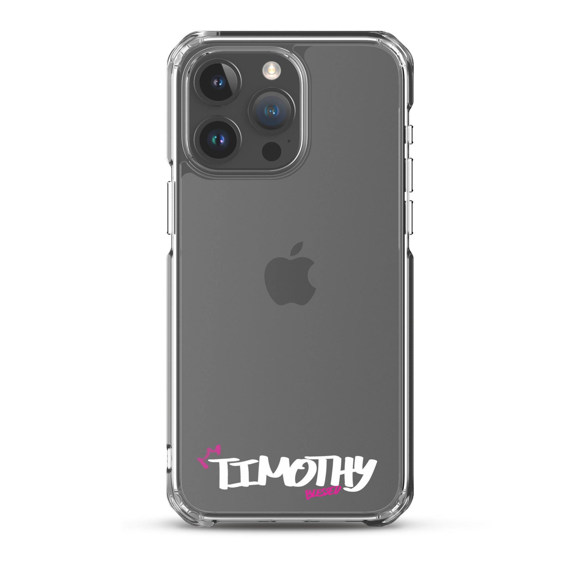 Clear iPhone Case - Timothy Blessed