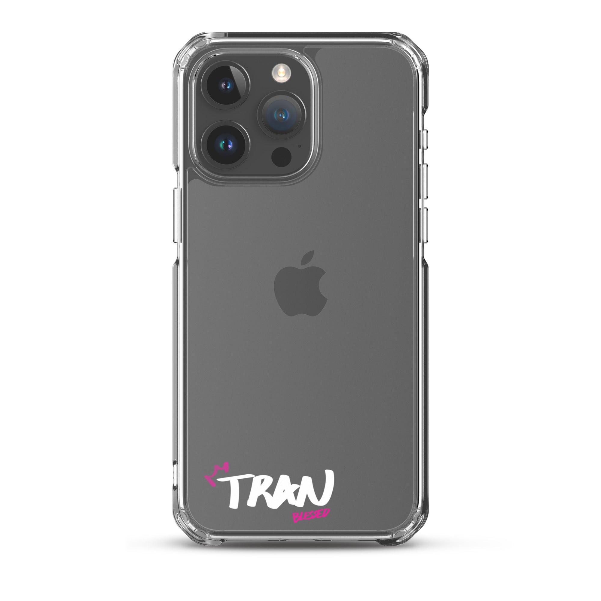 Clear iPhone Case - Tran Blessed