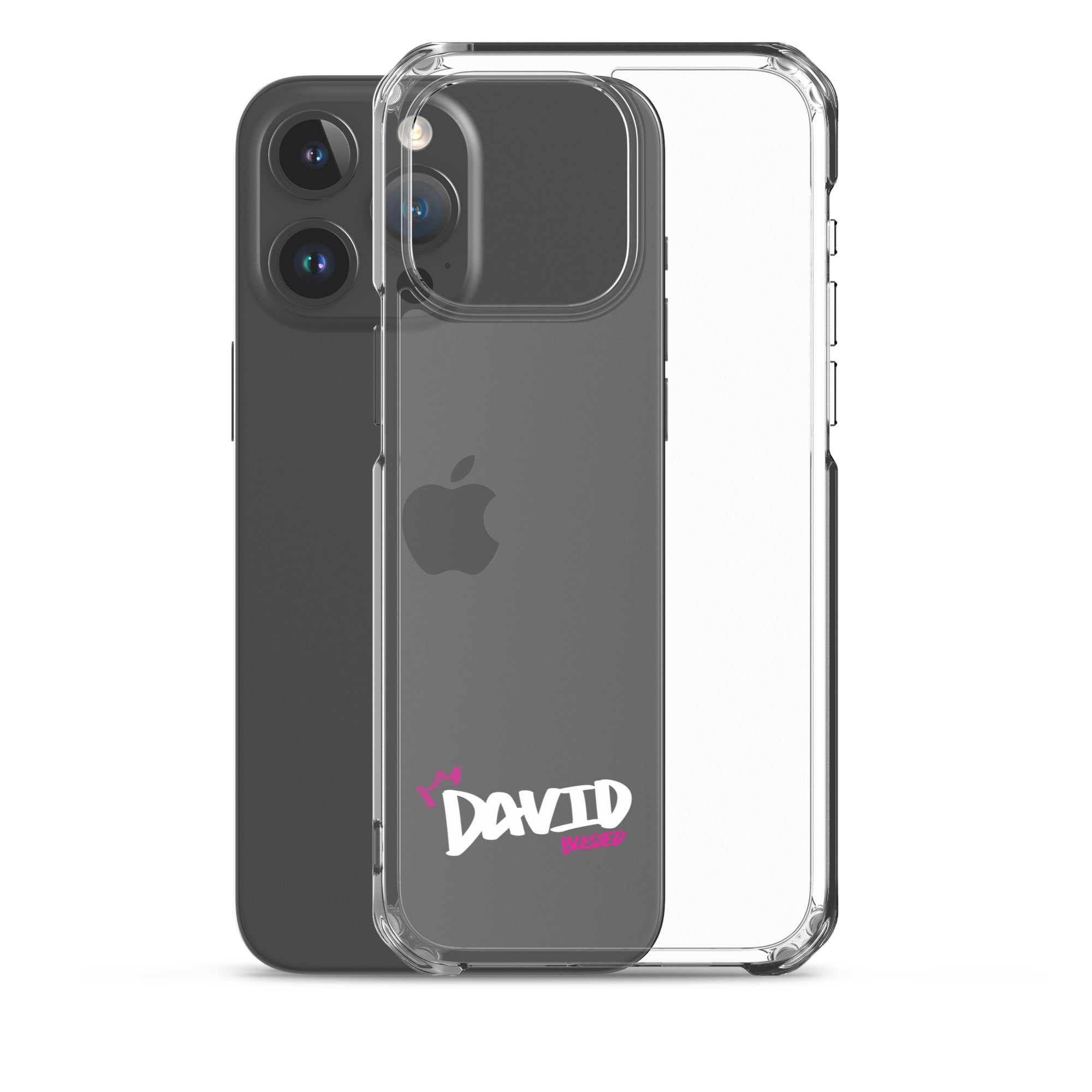 Clear iPhone Case - David Blessed